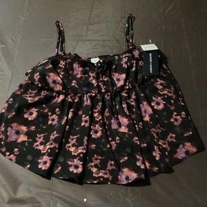 Melrose and Market ladies XL black with orange and lavender